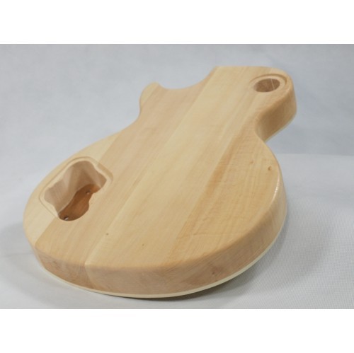 Solo LP Style DIY Guitar Kit, Basswood, Flame Maple Top