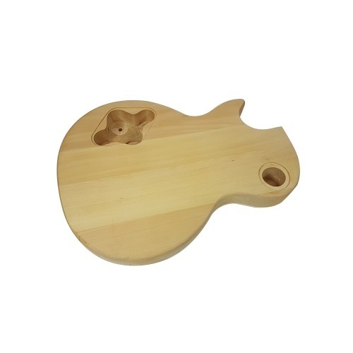 Solo LP Style DIY Guitar Kit, Basswood with 2cm Solid Maple Top