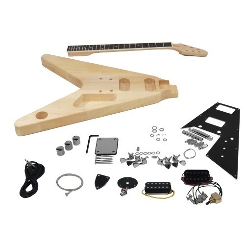 SOLO GUITARS  Solo Fv Style Diy Guitar Kit, Basswood Body