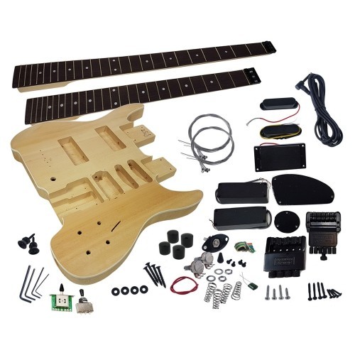 SOLO GUITARS  Solo Sb Style Guitar & Bass Double Neck Diy Guitar Kit