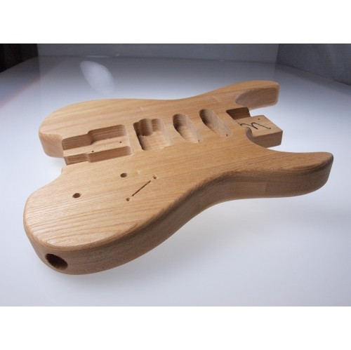 Solo SB Style DIY Guitar Kit, Ash Body, Headless Maple Neck