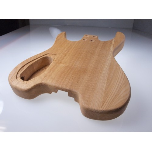 Solo SB Style DIY Guitar Kit, Ash Body, Headless Maple Neck