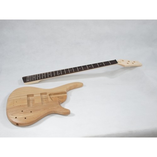 Ensemble pour guitare basse Solo SR style DIY, caisse en frêne à 5 cordes, micros HH