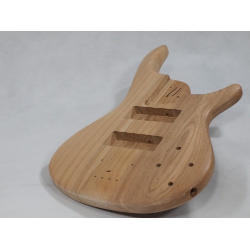 Ensemble pour guitare basse Solo SR style DIY, caisse en frêne à 5 cordes, micros HH