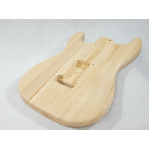 Solo ST Style DIY Guitar Kit, Basswood Body, Maple Fingerboard
