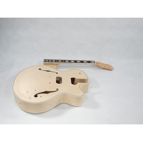 Solo GF Style DIY Guitar Kit, Maple Body, Vibrato Trem