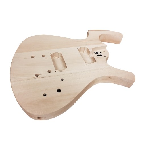 Solo FY Style DIY Guitar Kit, Basswood Body, Black Hardware