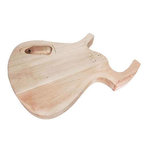 Solo FY Style DIY Guitar Kit, Basswood Body, Black Hardware