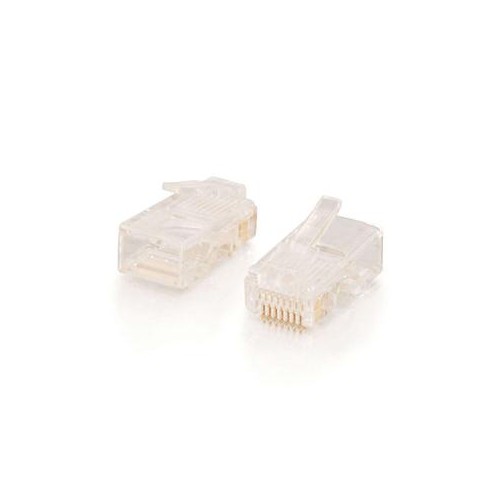 C2G/CABLES TO GO 11380 RJ45 CAT5E MODULAR PLUG FOR ROUND STRANDED CABLE 50PK