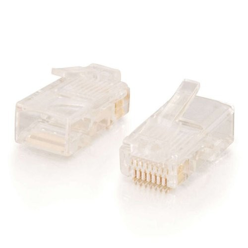 C2G/CABLES TO GO 11380 RJ45 CAT5E MODULAR PLUG FOR ROUND STRANDED CABLE 50PK
