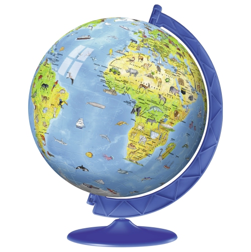 180 Piece Puzzle Children's World Globe -12338