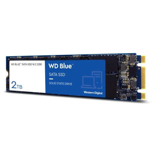 Western Digital WDS200T2B0B Blue 3D NAND SATA SSD Internal Storage, 2TB