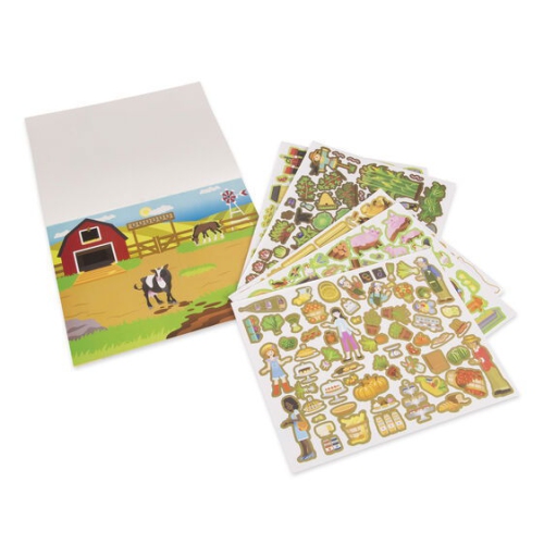 Reusable Sticker Pad: Farm
