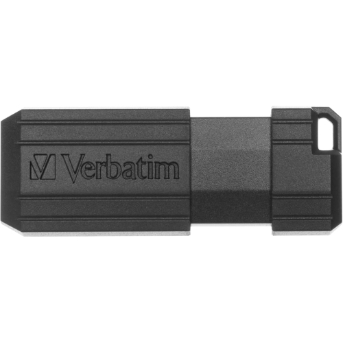 Verbatim 8GB USB 2.0 Pinstripe Flash Drive - Black -