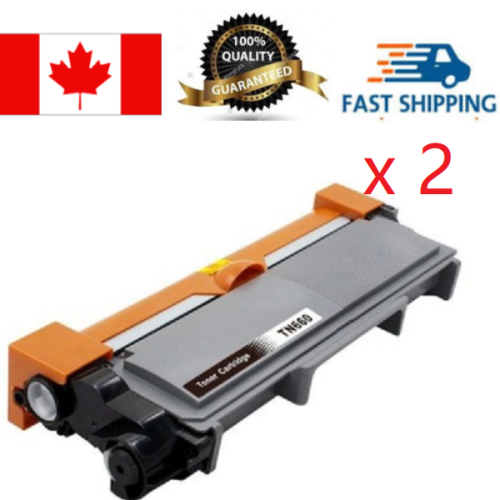 EGALAXY  2 Pack ® Brother Tn660/tn630 Toner Cartridge, Compatible In Black