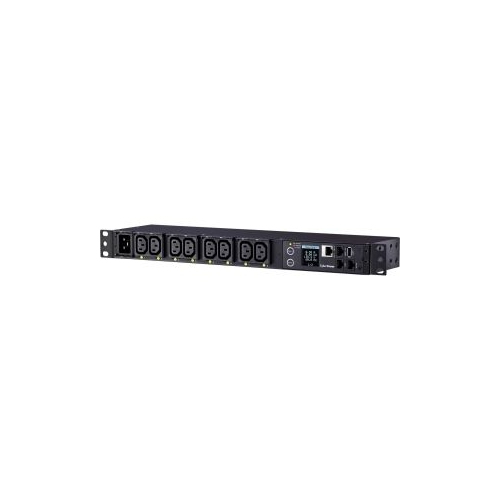CyberPower PDU81006 Switched Metered-by-Outlet PDU, 200-240V, 20A, 8 Outlets, 1U Rackmount