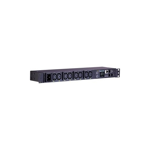 CyberPower PDU81006 Switched Metered-by-Outlet PDU, 200-240V, 20A, 8 Outlets, 1U Rackmount