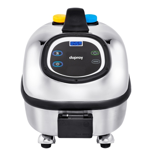 Dupray Hill Injection Commercial-Grade Steam Cleaner 347°F Stainless Steel, Heavy-Duty Floor & Car Detailing, Edge Cleaning