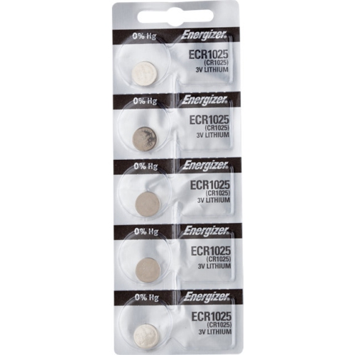 5 x Energizer 1025 Watch Batteries, 3V Lithium CR1025