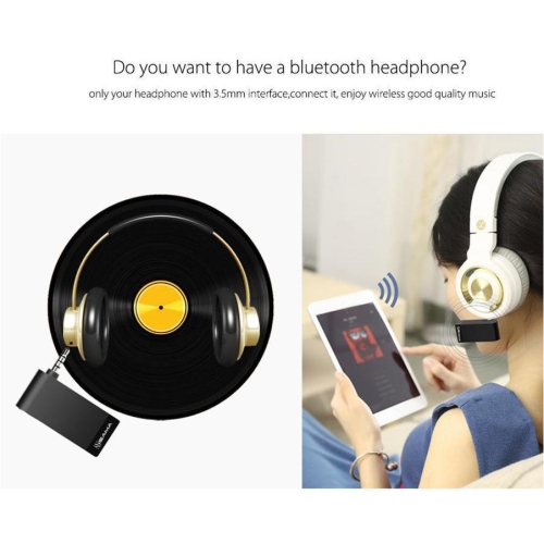 Adaptateur de récepteur audio sans fil Bluetooth 4.1 sa-50202 avec micro et batterie de SAMA
