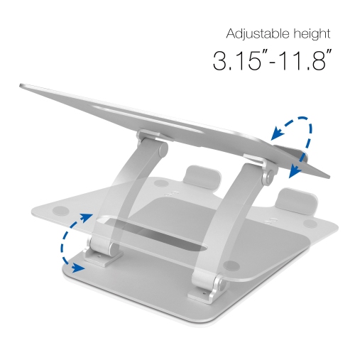 SIIG Adjustable Aluminum Laptop Stand for Macbook and PC