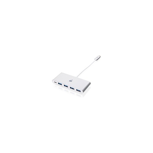 IOGEAR GUH3C4PD USB-C to 4 Port USB-A Hub with Power Delivery Pass-Through