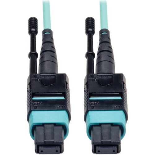 TRIPP LITE  2M Mtp / Mpo Fiber Optic Patch Cable 12 Fiber 40GBe Aqua Om3 Plenum 6Ft 6' 2 Meter