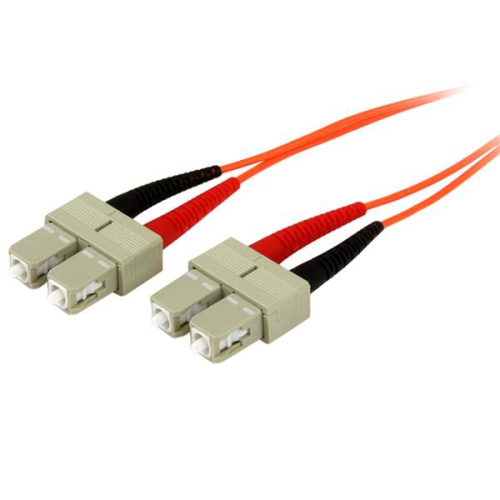 StarTech 2m Fiber Optic Cable - Multimode Duplex 50/125 - OFNP - SC/SC
