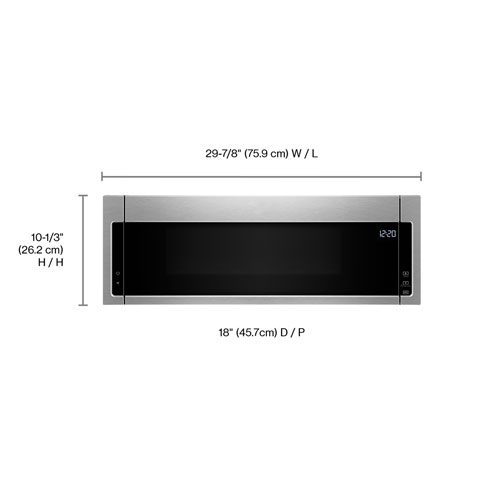 Whirlpool Over-The-Range Microwave - 1.1 Cu. Ft. - Stainless Steel