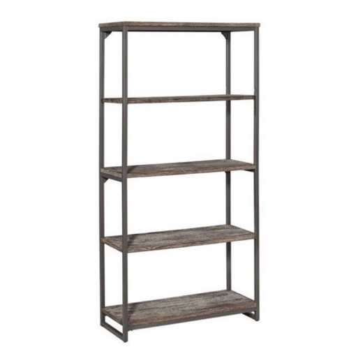 ATLIN DESIGNS  4 Shelf Bookcase In In Gray