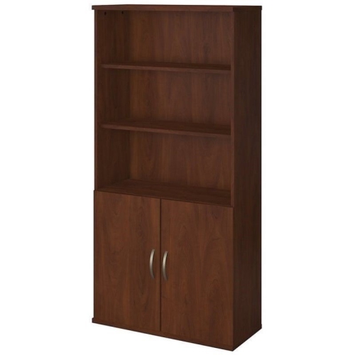 PEMBERLY ROW  36W Bookcase With Doors In Hansen Cherry