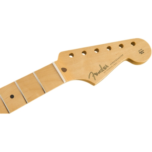 Fender Classic Player '50s Stratocaster® Neck, 21 Medium Jumbo Frets, Maple, Soft "V" Shape, Maple Fingerboard