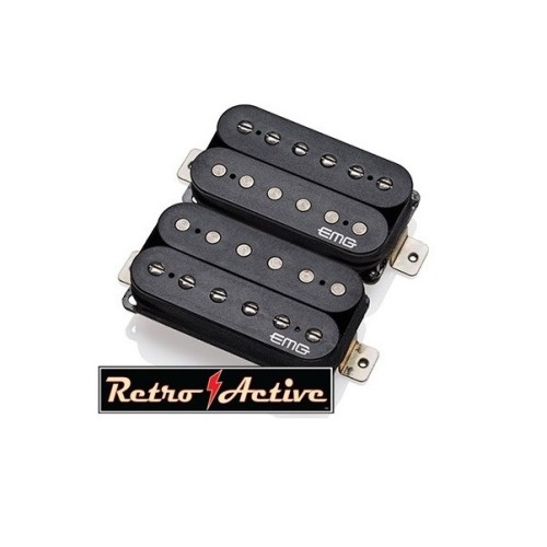 EMG  Retro Super 77 Set Active Humbucker Set - - 5963 In Black