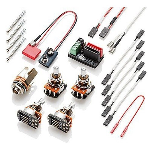 EMG JH James Hetfield Active Humbucker Guitar Pickup Set - Black Chrome - 3707