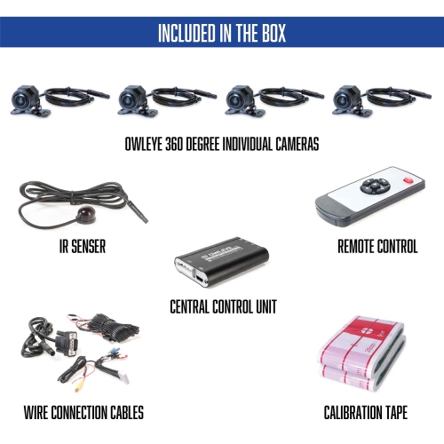 OWLEYE Automobile VR 360 DVR Surround View System for Commercial Vehicle V1.2