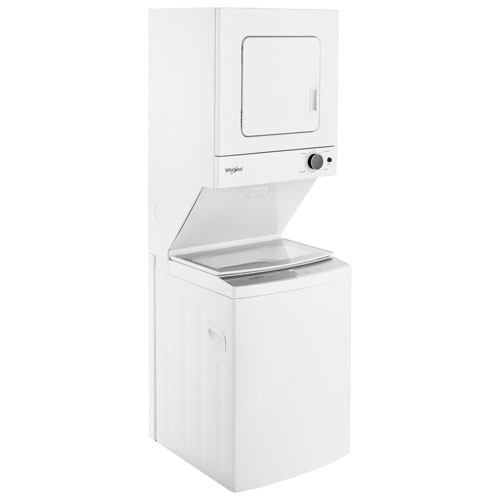 Whirlpool 1.9 Cu. Ft. Electric Washer & 3.4 Cu. Ft. Dryer Laundry Centre (YWET4024HW) - White