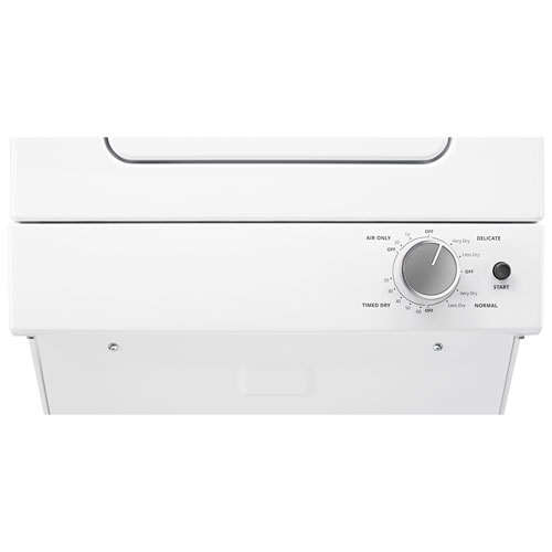 Whirlpool 1.9 Cu. Ft. Electric Washer & 3.4 Cu. Ft. Dryer Laundry Centre (YWET4024HW) - White