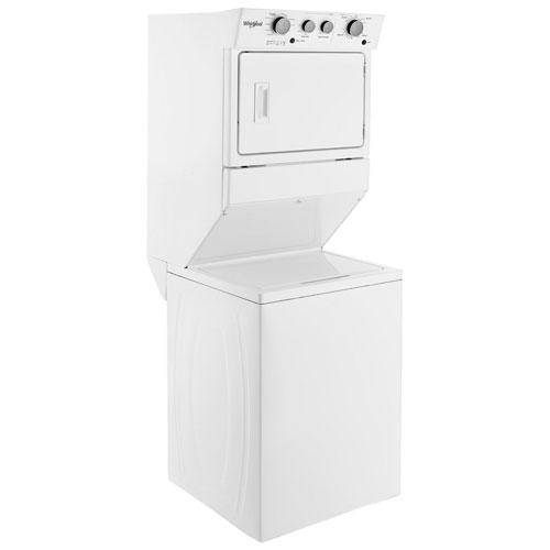 Whirlpool 4 Cu. Ft. Electric Washer & 5.9 Cu. Ft. Dryer Laundry Centre (YWET4027HW) - White