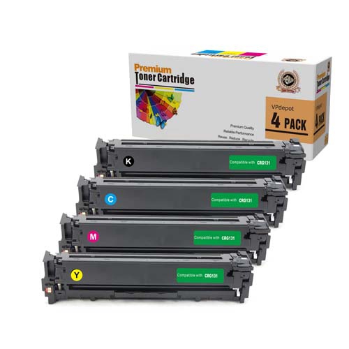 Paquet de 131 cartouches d’encre en poudre de rechange VPDepot de Canon pour imageCLASS LBP7110Cw/MF624Cw/MF628Cw/MF8280Cw