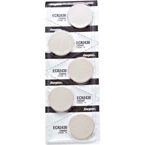 5 x Energizer 2430 Watch Batteries, 3V Lithium CR2430