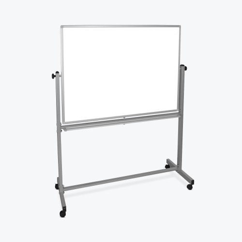 Luxor 48"W x 36"H Double-Sided Magnetic Whiteboard -