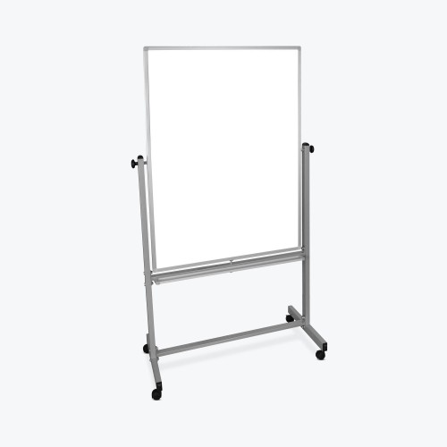 Luxor 36"W x 48"H Double-Sided Magnetic Whiteboard -