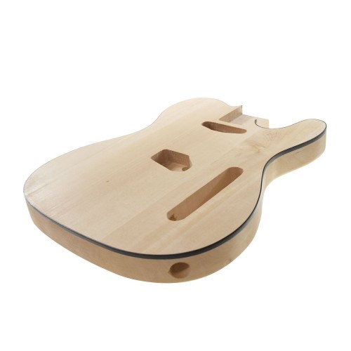 Solo TC Style Guitar Body, Basswood, Unfinifshed