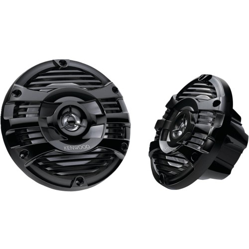 Kenwood KFC-1653MRB 6.5" Black 2-Way Coaxial Marine Speakers