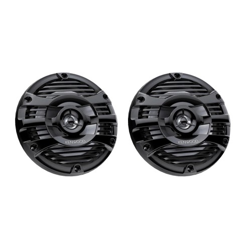 Kenwood KFC-1653MRB 6.5" Black 2-Way Coaxial Marine Speakers