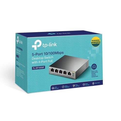 Commutateur de bureau à 5 ports avec PoE à 4 ports de TP-Link