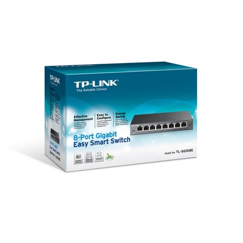 Commutateur Gigabit à 8 ports Easy Smart de TP-Link
