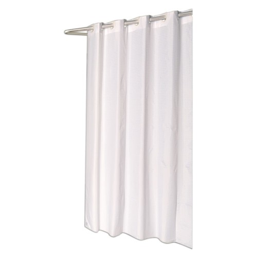 Fabric Shower Curtain, Hookless Shower Curtain Liner Stall Size