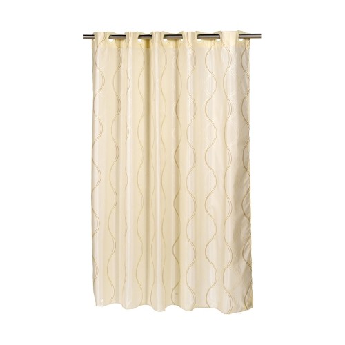 Fabric Shower Curtain Bristol 70 Inch, Ez On Shower Curtain