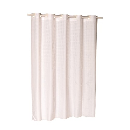 Checks Fabric Shower Curtain, Hookless Stall Shower Curtain Canada